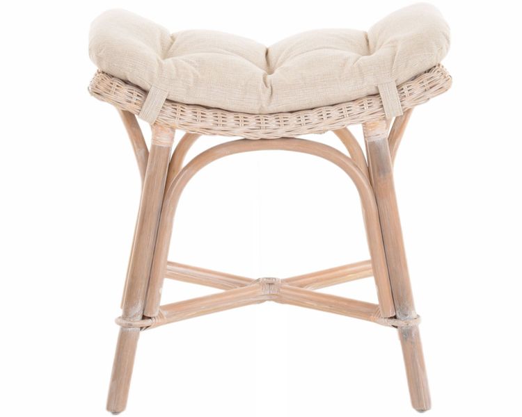 Krines Home Sitzhocker Fußhocker mit geschwungener günstig online kaufen