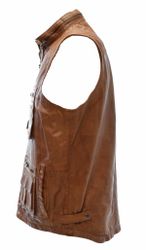 Zimmert Leather Lederweste Julius Schwarz, weiches günstig online kaufen