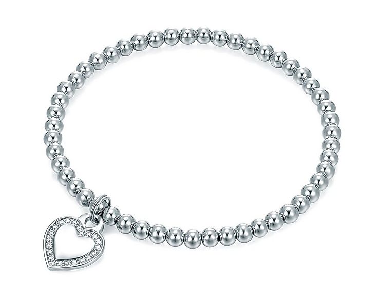 Lulu & Jane Armband Herz silber, mit Herz günstig online kaufen