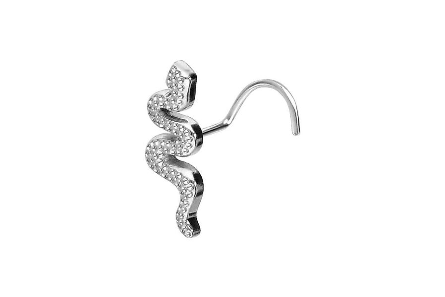PIERCINGLINE Nasenpiercing Titan Nasenstecker Spirale SCHLANGE (Nasenstecke günstig online kaufen