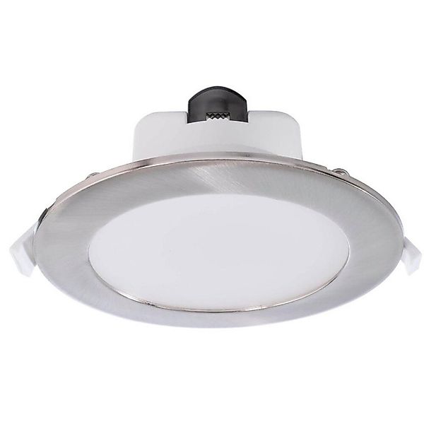 LED Einbauleuchte Acrux in Verkehrsweiß und Silber 15,5W 1370lm 145mm günstig online kaufen