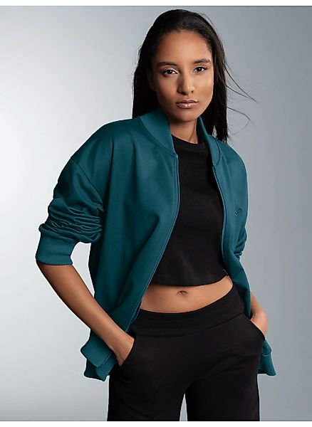 Trigema Sweatjacke "TRIGEMA Collegejacke in weicher Sweat-Qualität" 1 Stk. günstig online kaufen