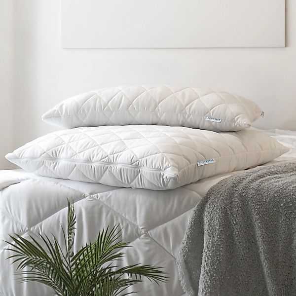 Schiesser Kopfkissen "Hygge mit recycelter Füllung und individueller Höhena günstig online kaufen