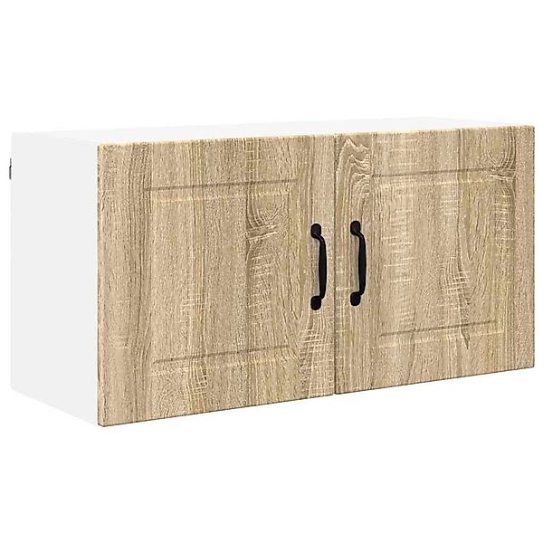 vidaXL Küchenwandschrank Sonoma-Eiche 80 x 31 x 40 cm Holzwerkstoff 885287 günstig online kaufen