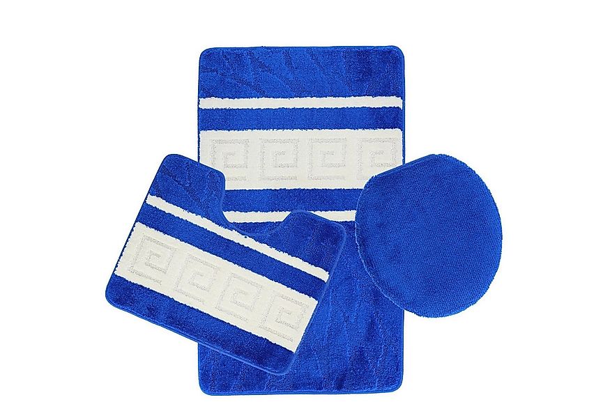 Almina Badematte 3-Teilig Bad Garnitur - Badematte Badvorleger - Große Stre günstig online kaufen