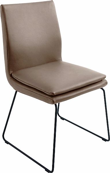 K+W Komfort & Wohnen Esszimmerstuhl »Creso«, Leder Longlife BRONCO, mit Sit günstig online kaufen