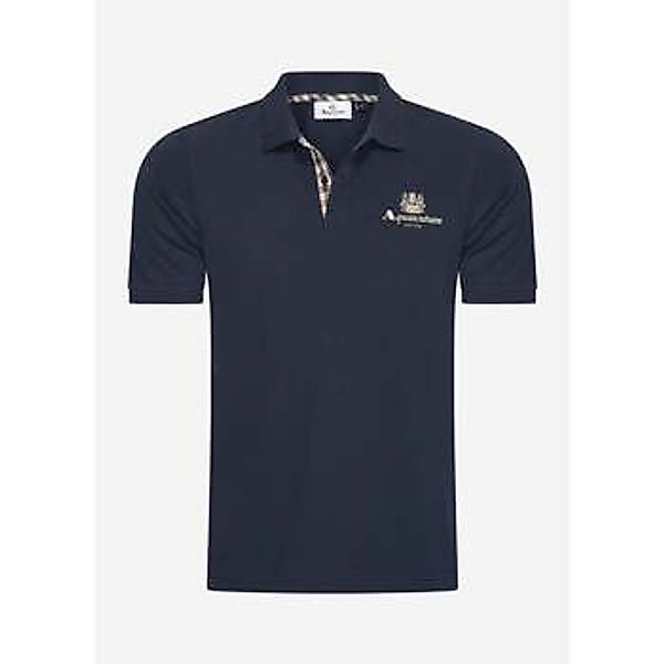 Aquascutum  T-Shirts & Poloshirts Active piquet polo -navy günstig online kaufen