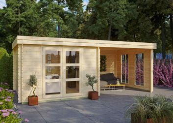 KONIFERA Gartenhaus "Acrux aus skandinavischem Fichtenholz, Wandstärke 28 m günstig online kaufen