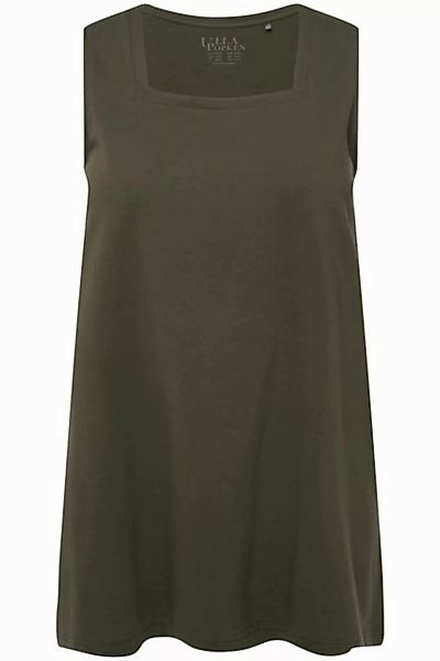 Ulla Popken Longshirt Longtop Classic Fit Carree-Ausschnitt ärmellos günstig online kaufen