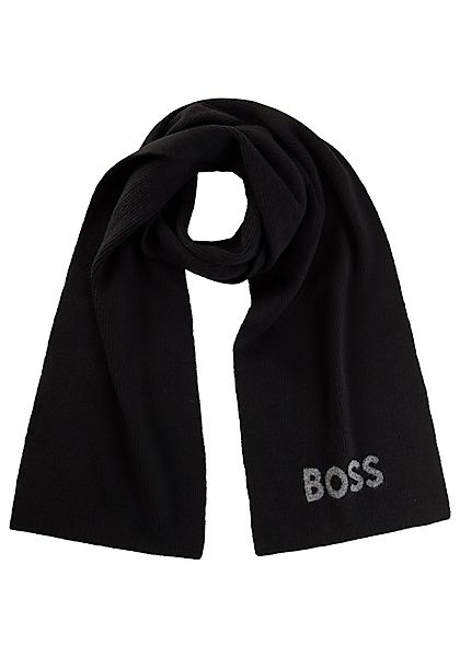 BOSS Schal Elios Scarf, mit Logoschriftzug, günstig online kaufen
