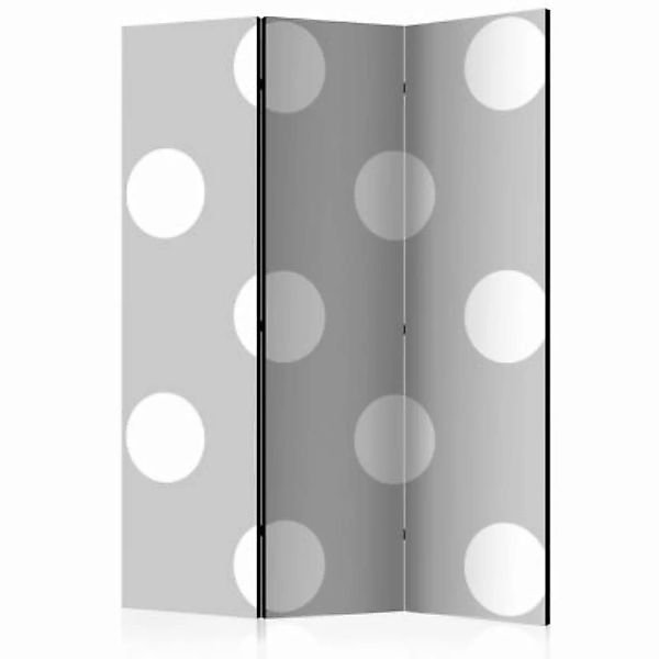artgeist Paravent Charming Dots [Room Dividers] weiß/grau Gr. 135 x 172 günstig online kaufen