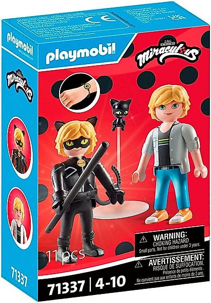 Playmobil® Miraculous: Adrien & Cat Noir (71337), Miraculous Konstruktions- günstig online kaufen