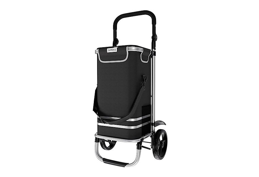 24Move Einkaufstrolley Einkaufstrolley mit 55L, 3in1 Sackkarre und Tasche, günstig online kaufen