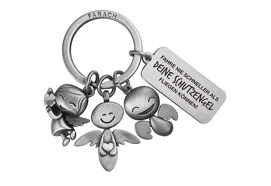 FABACH Schlüsselanhänger 3 Schutzengel mit Gravur - Fahre nie schneller als günstig online kaufen