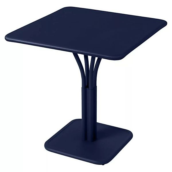 Luxembourg Kleiner Outdoor-Tisch 71x71 cm Abyssblau günstig online kaufen