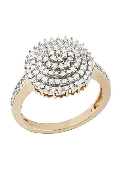 Firetti Diamantring "Schmuck Geschenk Gold 585 Damenring Goldring Diamant B günstig online kaufen