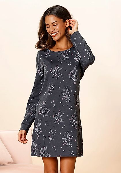 Vivance Dreams Nachthemd mit feinem Blumenprint günstig online kaufen