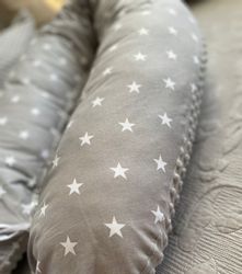 Loolay Stillkissen MINKY/ Baumwolle Seitenschläferkissen GRAU günstig online kaufen
