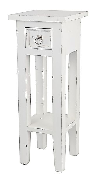 Spetebo Beistelltisch Mahagoni Telefontisch 67cm - günstig online kaufen