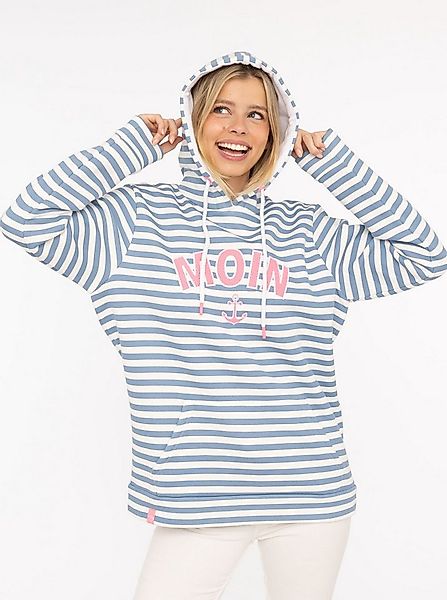Zwillingsherz Kapuzensweatshirt "Streifen Moin" gestreift, große "MOIN"- un günstig online kaufen