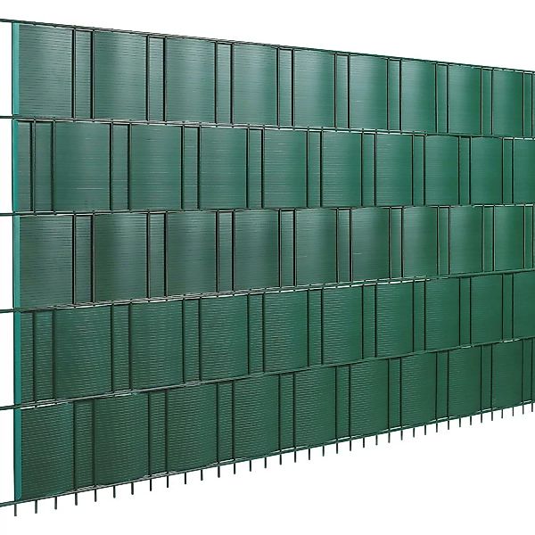 Floraworld PVC-Sichtschutzstreifen Grün Höhe 19 cm Länge 201,5 cm 5 Streife günstig online kaufen