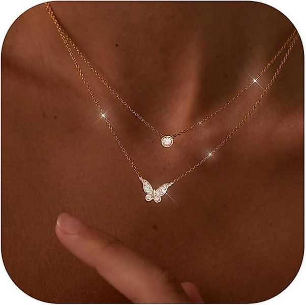 LuxusKollektion Kette und Anhänger Set Layering günstig online kaufen