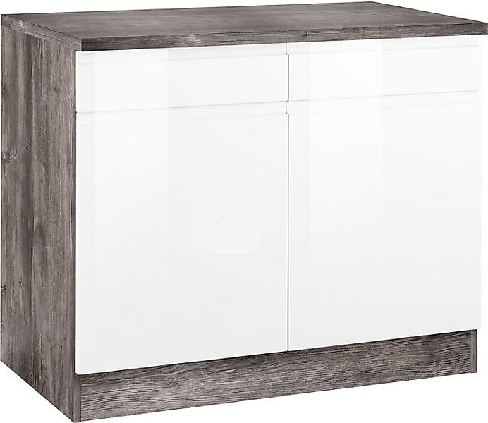 HELD MÖBEL Unterschrank "Virginia", 100 cm breit, mit 2 Türen und 2 Schubkä günstig online kaufen