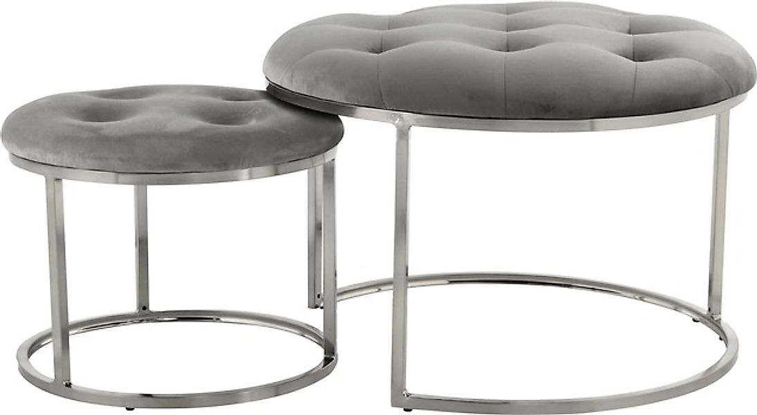 Kayoom Sitzhocker »Hocker Myla 2er-Set, praktisch ineinander schiebbar«, (S günstig online kaufen