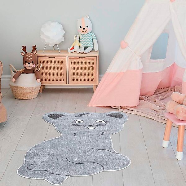 Carpet City Kinderteppich "ANIME894" Motivform 11 mm Höhe Kinderzimmer Tepp günstig online kaufen