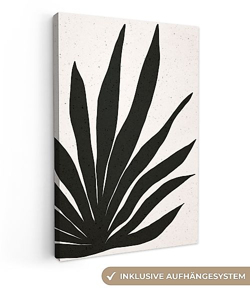 OneMillionCanvasses® Leinwandbild Blatt - Pflanze - günstig online kaufen