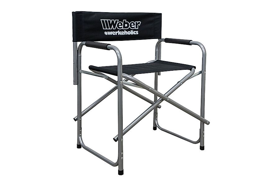 Weber GmbH Klappstuhl #Werkeholics Regiestuhl schwarz (1 St), bis 100kg, XX günstig online kaufen