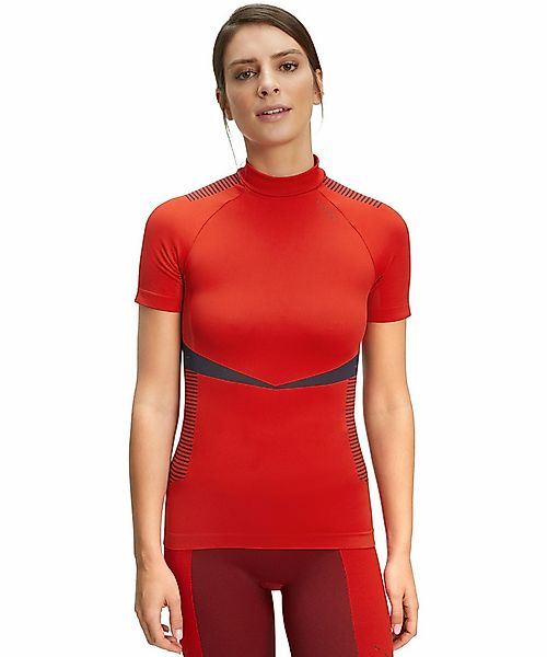 FALKE Damen T-Shirt Stehkragen, XL-XXL, Rot, 37942-815403 günstig online kaufen
