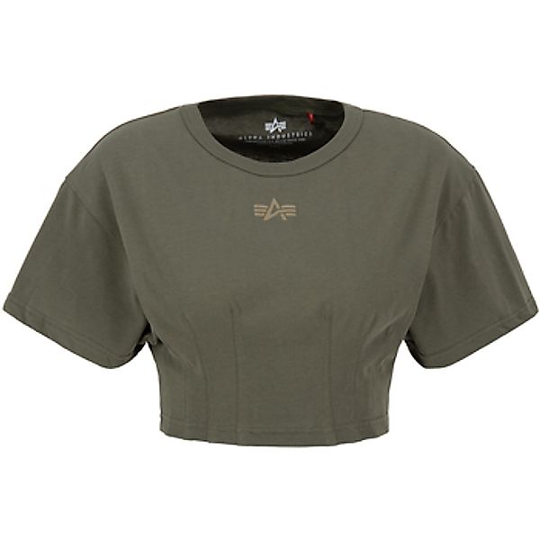 Alpha  Sweatshirt Waisted T Women - dark olive günstig online kaufen