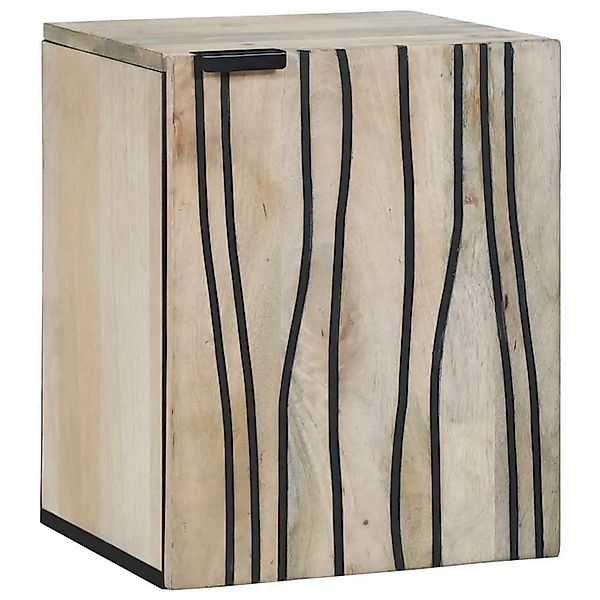 vidaXL Waschbeckenschrank mit Tür Weiß 38 x 33,5 x 48 cm Holzwerkstoff 4017 günstig online kaufen