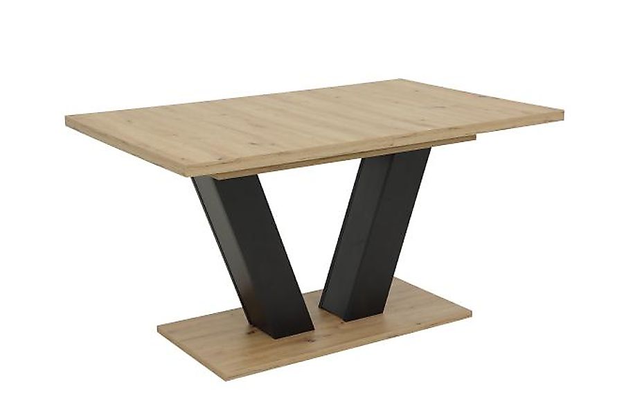 Esstisch inkl. Syncron-Auszug ca. 140-180x90x76 cm Artisan-Eiche günstig online kaufen