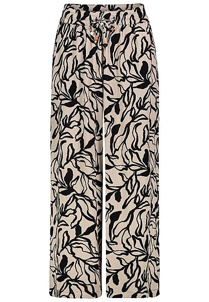 Eight2Nine Stoffhose Leichtgängiger Kordelzug, lässiger Schnitt, Allover-Pr günstig online kaufen