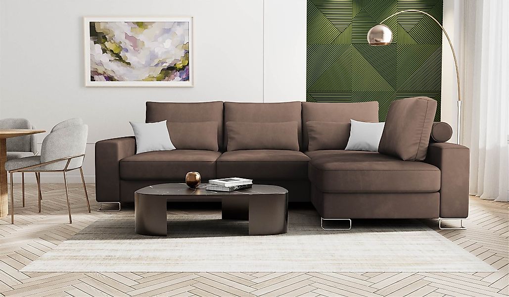 Hygger Möbelhaus Ecksofa Thomas L-Form Wahlweise günstig online kaufen