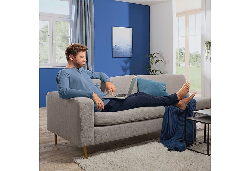 REDBEST Pyjamaoberteil Herren-Langarmshirt Single-Jersey Uni günstig online kaufen