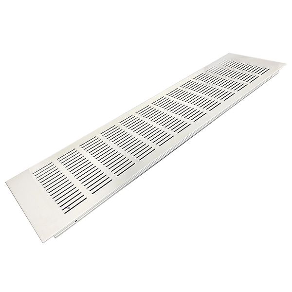 Häusler Lüftungsgitter LG-5013 W Eloxiert Stegblech Alu Weiß 500 x 130 mm günstig online kaufen