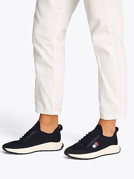 Tommy Jeans Slip-On Sneaker "TJM RUNNER KNTITTED", Freizeitschuh, Halbschuh günstig online kaufen