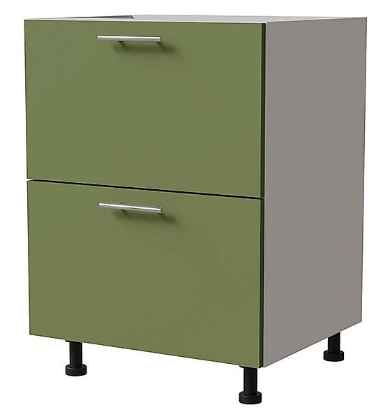 Feldmann-Wohnen Unterschrank Brerra (D2/60, 2 Schubladen - REJS Comfort Box günstig online kaufen