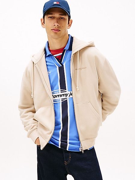 Tommy Jeans Kapuzensweatjacke TJM 90S SCRIPT RIB FLEECE günstig online kaufen