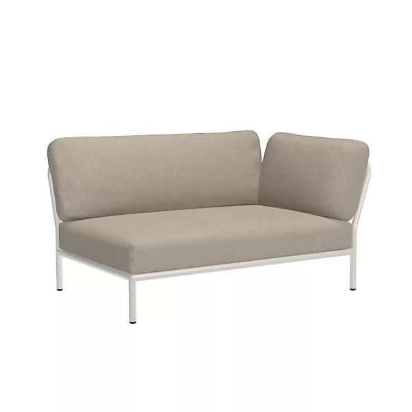 LEVEL Outdoor Sofa Lounge-Modul 2 Asche Weiß Rechts günstig online kaufen