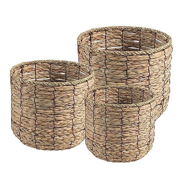 CARO-Möbel Dekokiste CEBU (Set), Seegraskorb Übertopfkorb günstig online kaufen