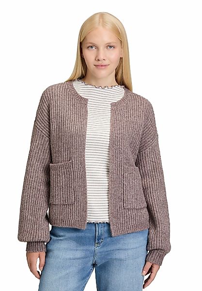 Cartoon Strickjacke "Cartoon Damen Strick-Cardigan mit Taschen" günstig online kaufen