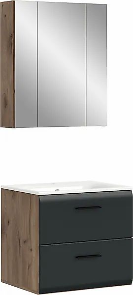INOSIGN Badezimmer-Set Set, 3 Stk. tlg. Florenz, Badkombination 3-tlg., Nox günstig online kaufen
