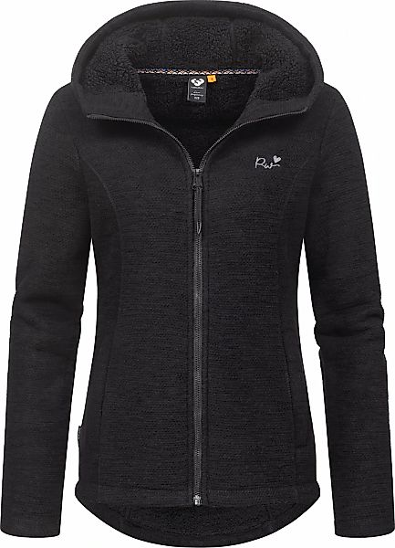 Ragwear Kapuzenstrickjacke "Lyshka Melange", Kuschelige Kapuzenjacke in Str günstig online kaufen