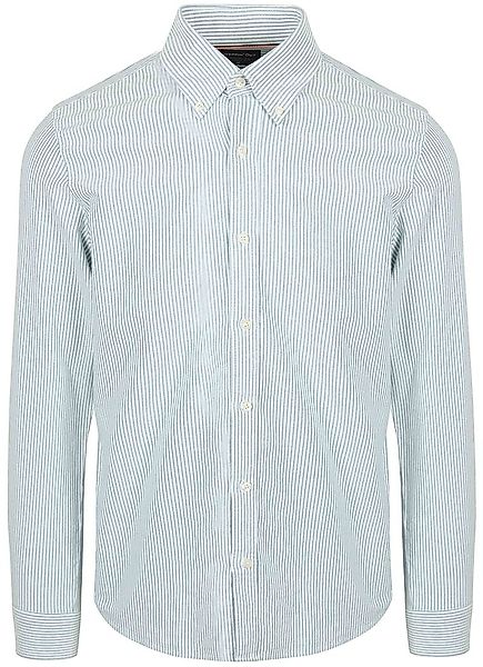 Steppin' Out Hemd Oxford Streifen Hellgrün - Größe XXL günstig online kaufen