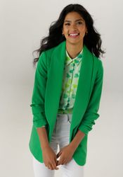 Aniston SELECTED Longblazer mit modischem Reverskragen und gerafften Ärmeln günstig online kaufen