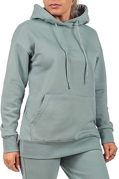 Reichstadt Kapuzenpullover Basic Oversize Damen Hoodie 23RSW038 Grey L mit günstig online kaufen